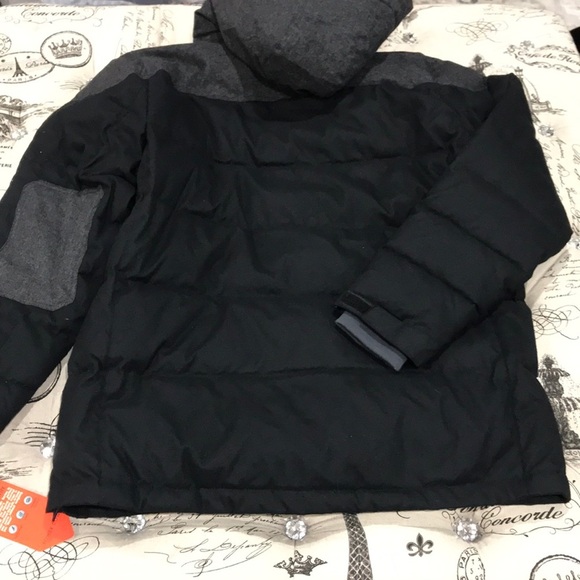 🎁 Free Country Herringbone Front Zip Hooded Coat - Picture 8 of 9